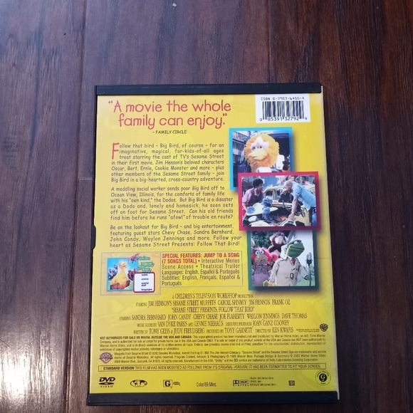 Sesame Street FOLLOW THAT BIRD on DVD - Picture 2 of 2